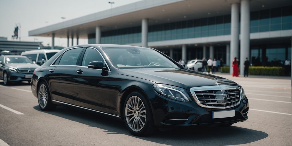 Luxury car at Antalya airport for VIP transfer