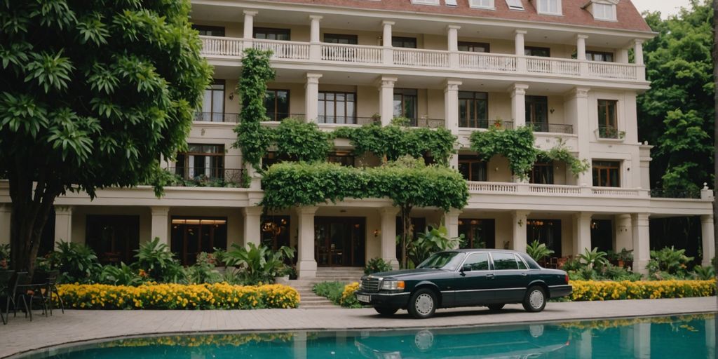 Hotel Sirene Belek with gardens and pool view.